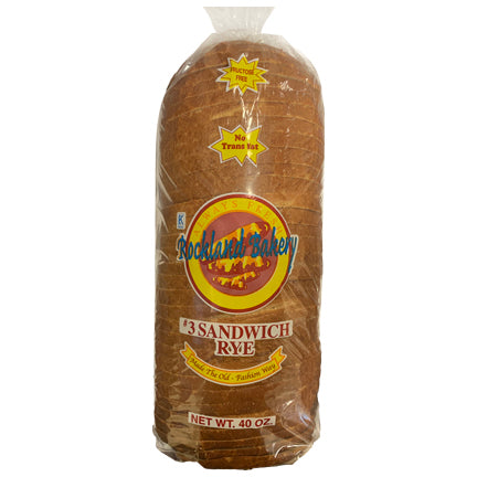 Rye Bread 3 lb Sliced – Rockland Bakery NY